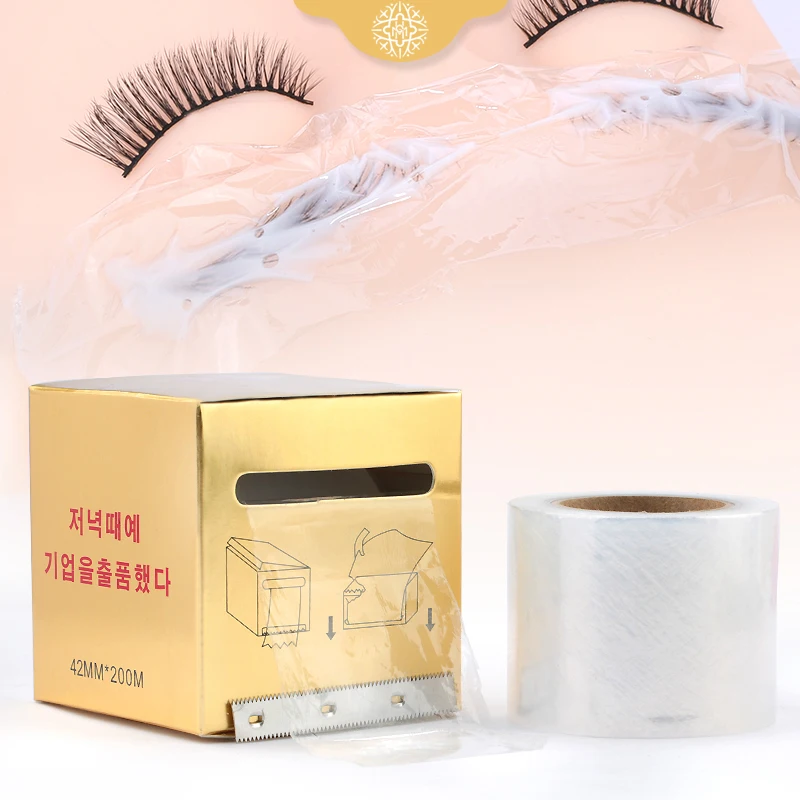 

Eyelash Remover Tattoos Lip Clear Plastic Wrap Eye Use Preservative Film Professional Grafting Eyelash Permanent Makeup Tool