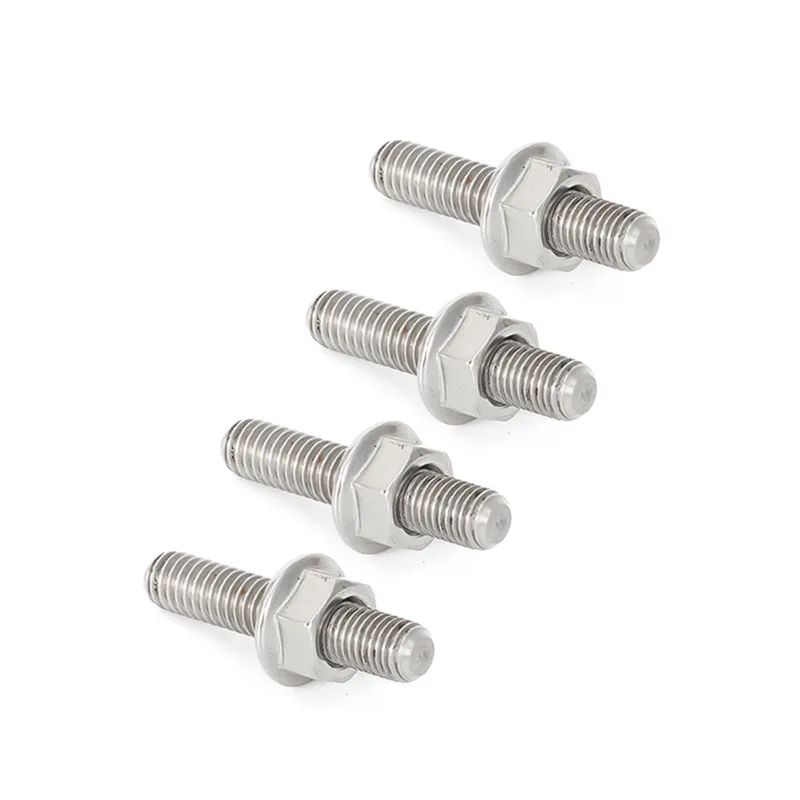 

Exhaust Port Studs & Nuts Pipe Butt Screws Both-Ends for 1984-2015 Harley Big Twin 1986-2015 Sportster XL