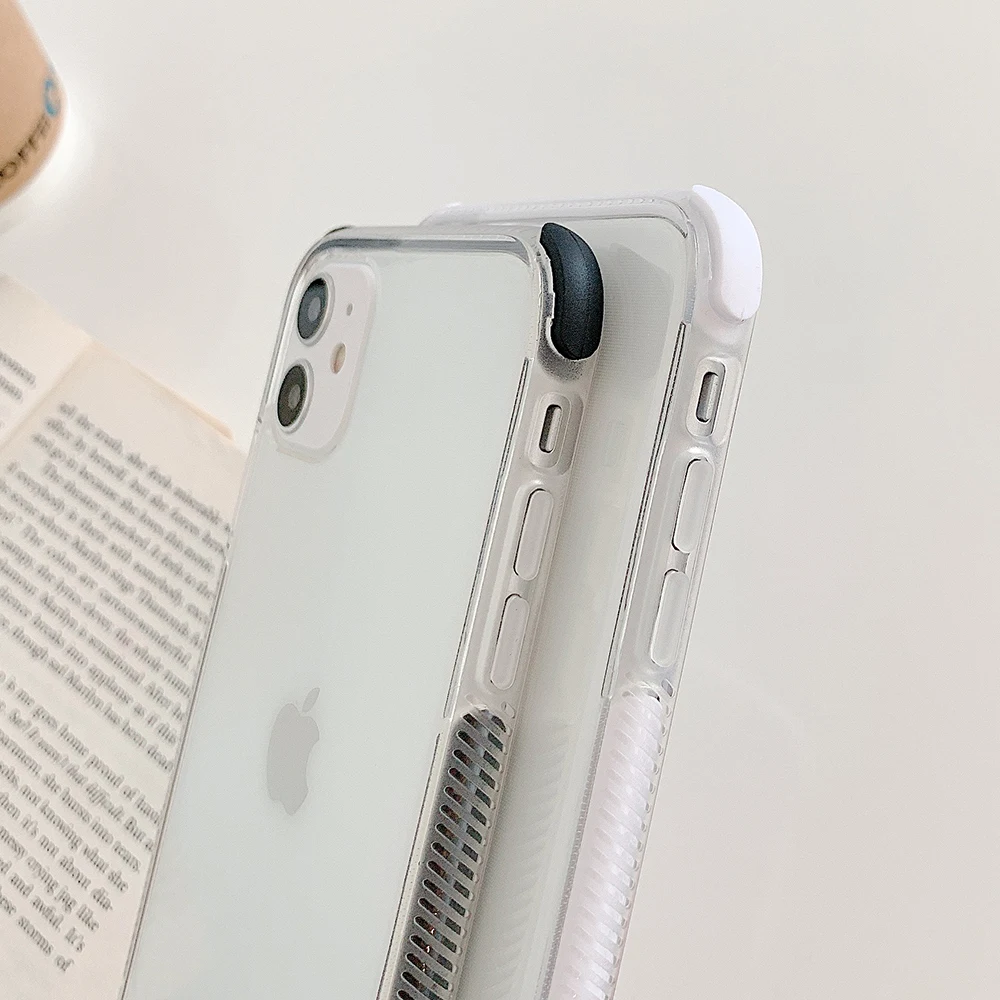Однотонный противоударный чехол LOVECOM для iPhone 12 11 Pro Max Mini XR XS X 7 8 6S Plus мягкий