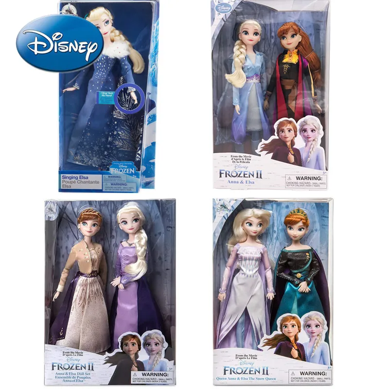 

Disney Frozen 2 Princess Aisha Anna Frozen Sisters Flower Double Set Elsa and Anna Figure