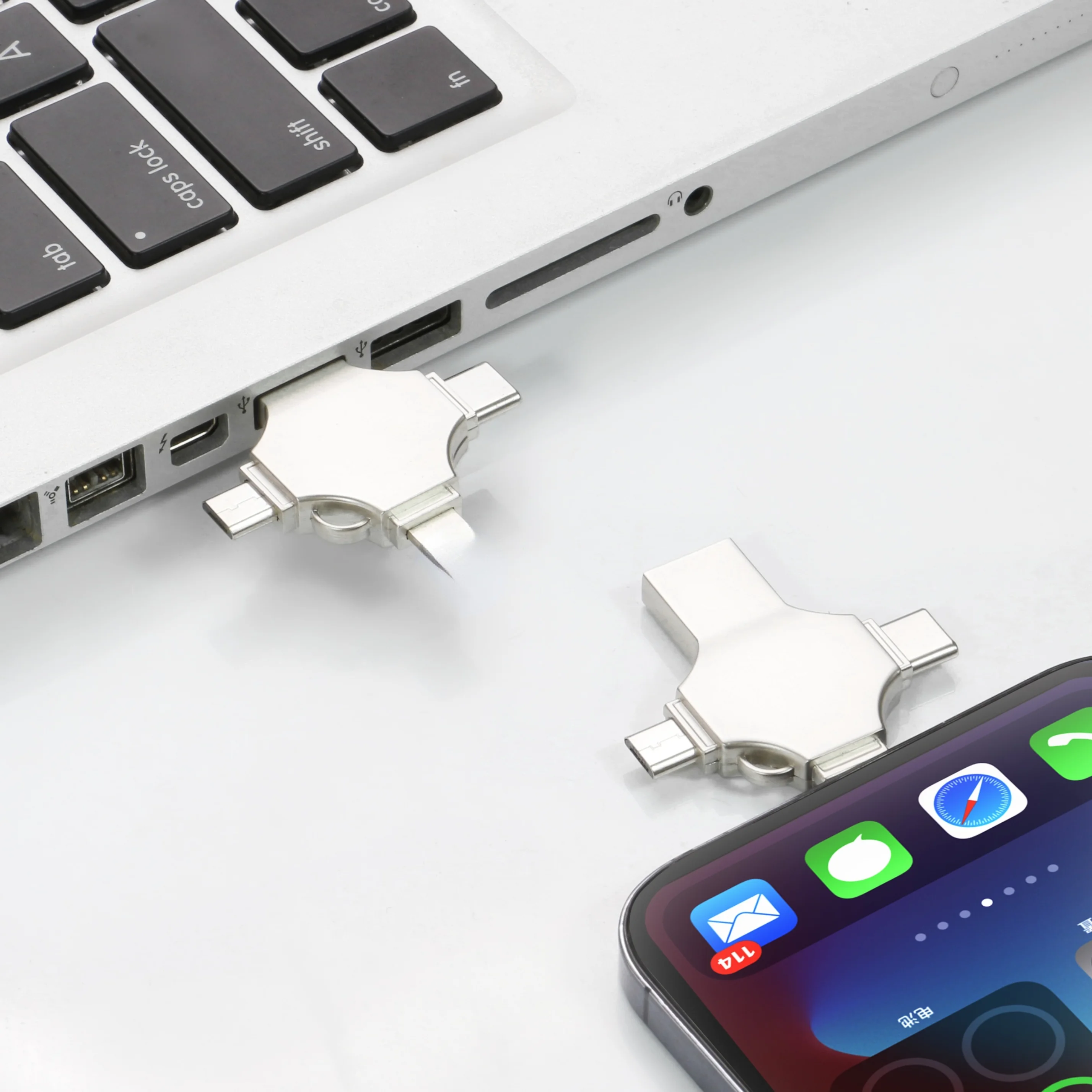 4 в 1 Usb-флеш-накопитель с интерфейсом Usb Type-c | Компьютеры и офис