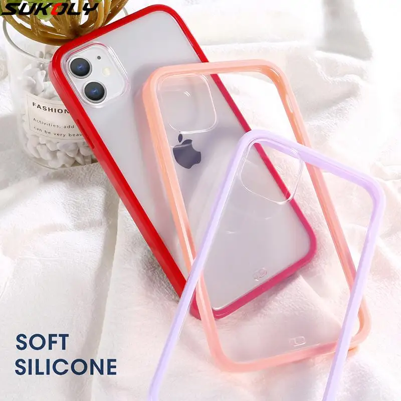 

For iPhone 11 Pro Max SE 2020 Candy Color Square Edge Soft Silicone Case For iPhone XS Max XR X 8 7 6 Plus Straight Edge Cover