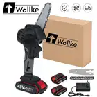 Электрическая цепная пила Wolike, 3000 Вт, 4 дюйма, с 2 батареями