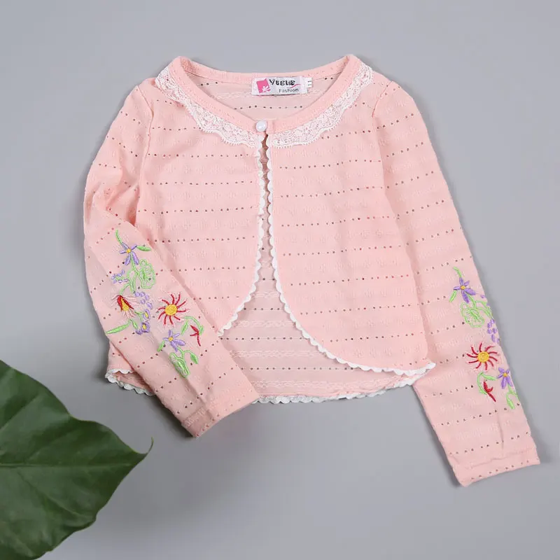 Детский хлопковый Кардиган для девочек куртка синее пляжное пальто 1 2 3 4 6 8 От 10 до