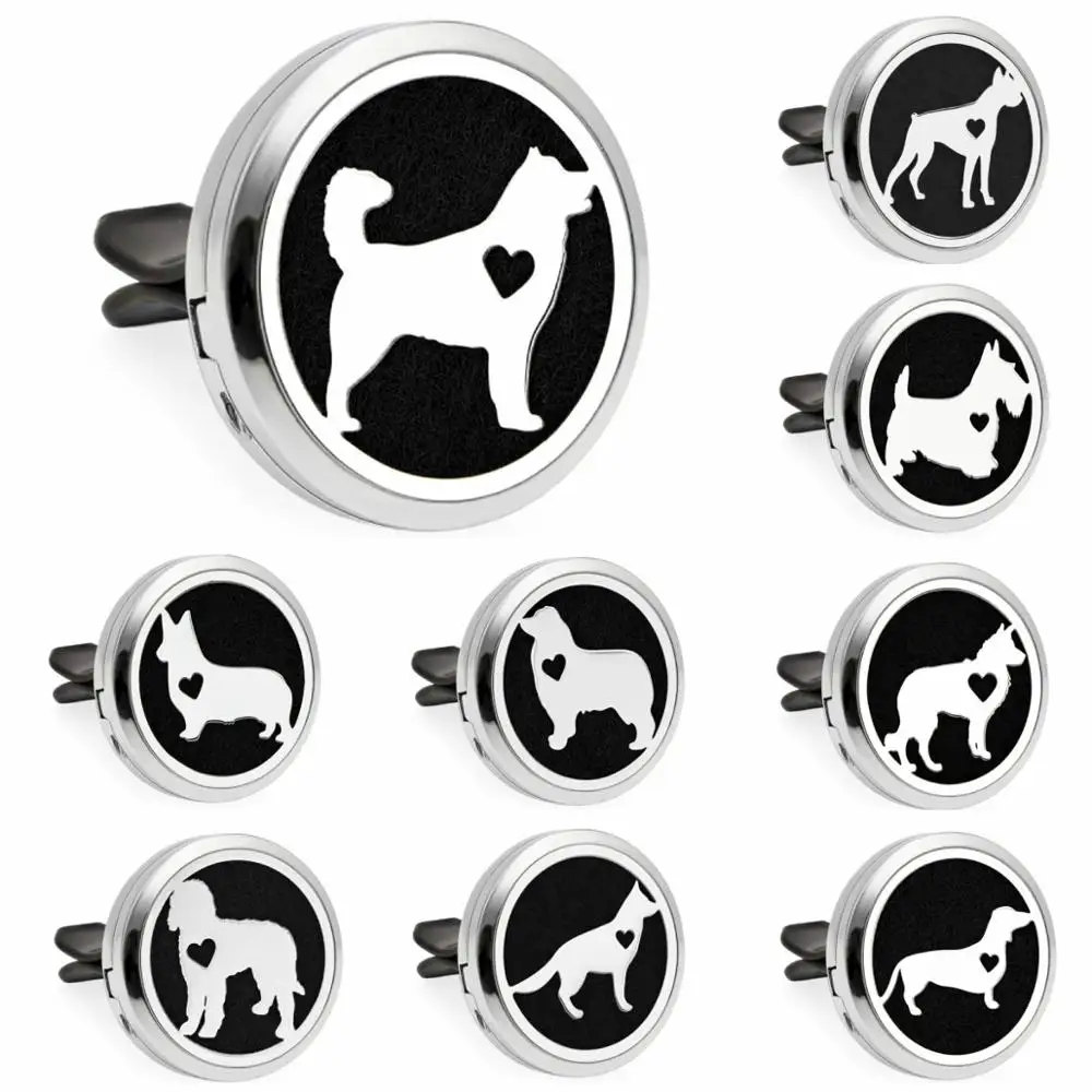 Shepherd Dogs такса 30 мм эфирное масло автомобильный диффузор vent Клипса медальон