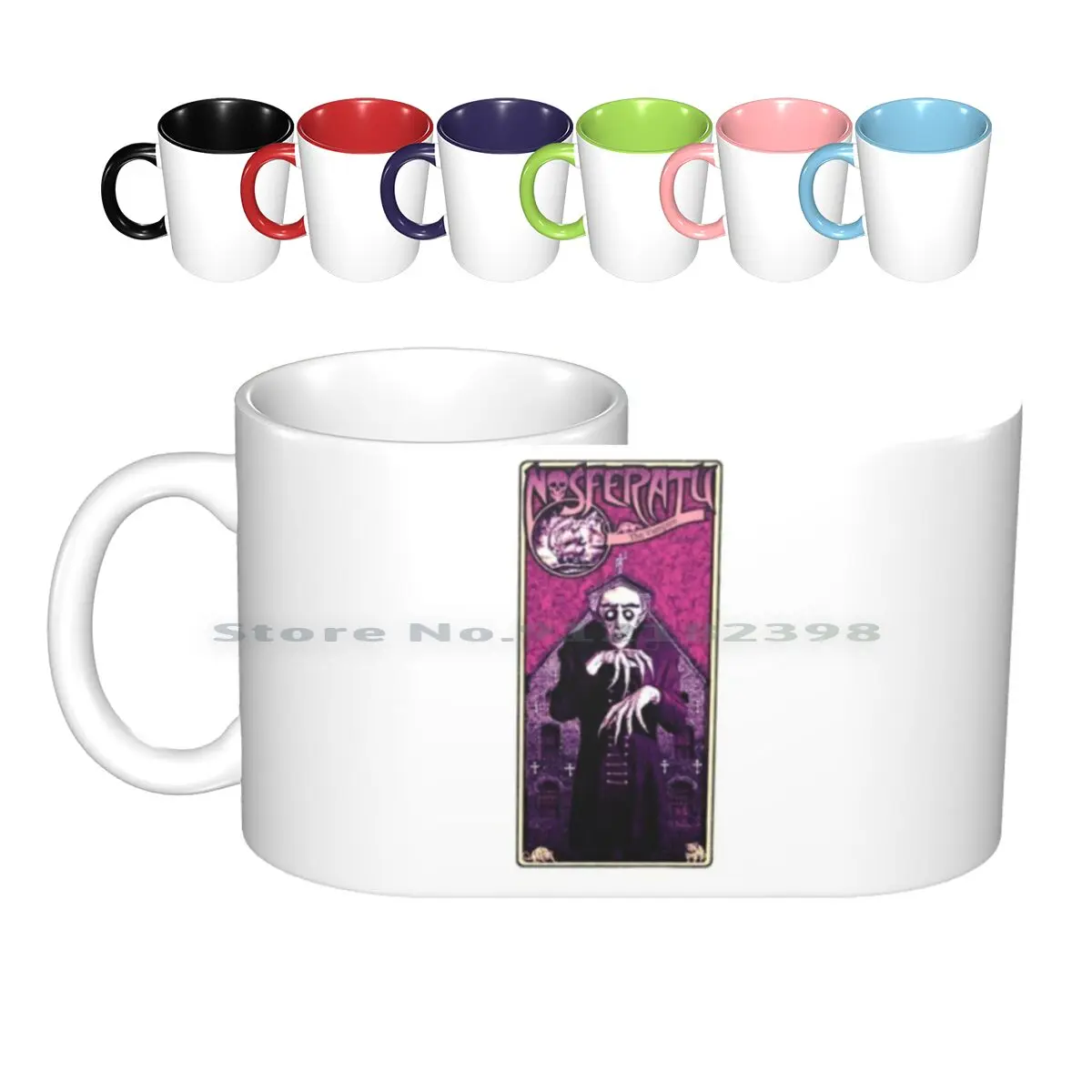 

Nosferatu Ceramic Mugs Coffee Cups Milk Tea Mug Nosferatu Vampires Dracula Bat Terror Horror Movies Terror Horror The Vampire