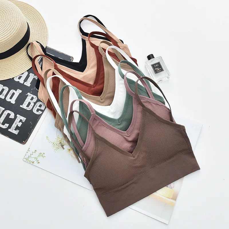 

2021 Sports Bra Women's Tube Top Unwired Bra Tank Top Bras For Women Yoga Underwear Yoga Fitness Bra Sweat suit