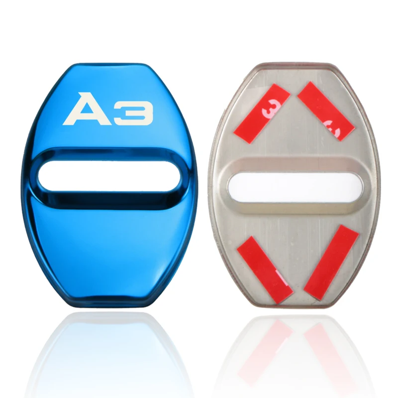 Автомобильный Стайлинг 4 шт. крышка дверного замка из нержавеющей стали защита