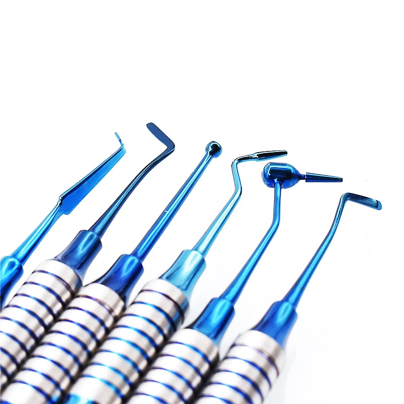 6 шт зубная композитная Смола Заполнения шпатель смолы наполнитель набор Титан