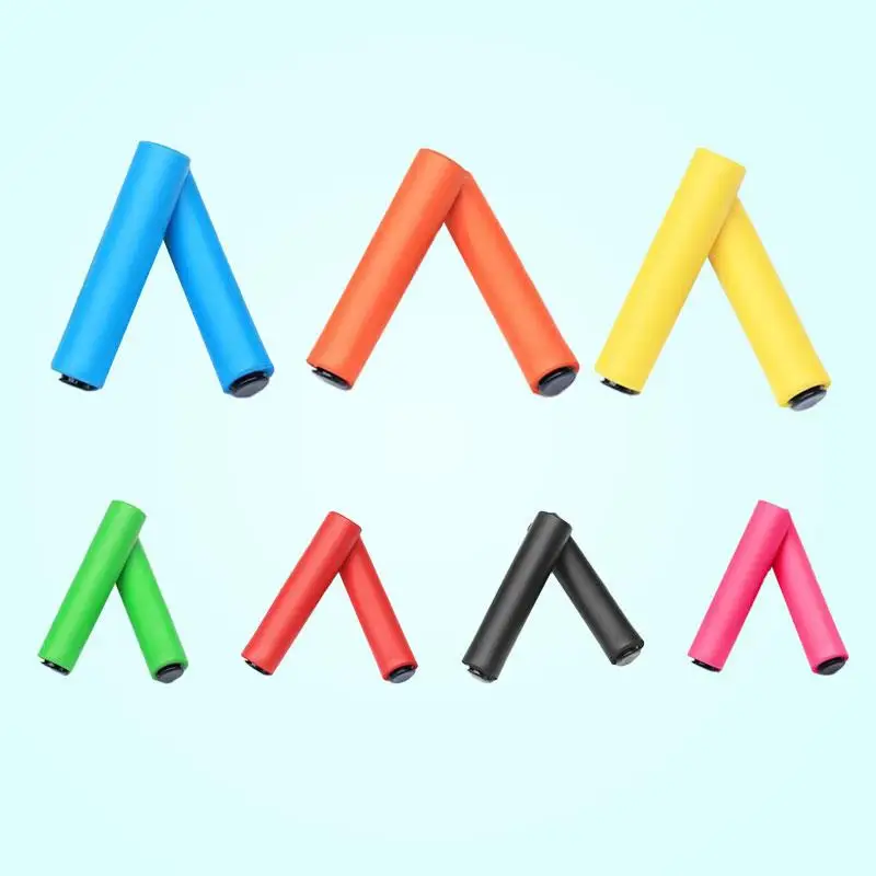 

1Pair Silicone Non-Slip Mountain Bike Bicycle Foam Handlebar Grip Cover