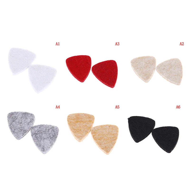 2 шт./лот укулеле мягкие войлочные медиаторы Plectrum персонализированные аксессуары