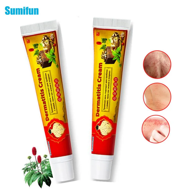 

Sumifun 1/2/3/5Pcs 20g Psoriasis Cream Anti-itching Antibacterial Ointment Dermatitis Eczema Treatment Herbal Medical Plaster