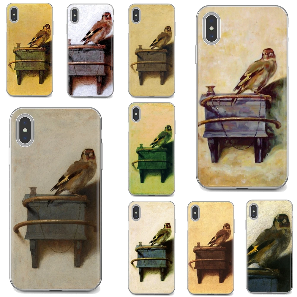 

Soft Case For iPhone iPod Touch 11 12 Pro 4 4S 5 5S SE 5C 6 6S 7 8 X XR XS Plus Max 2020 carel fabritius the goldfinch 1654 Art