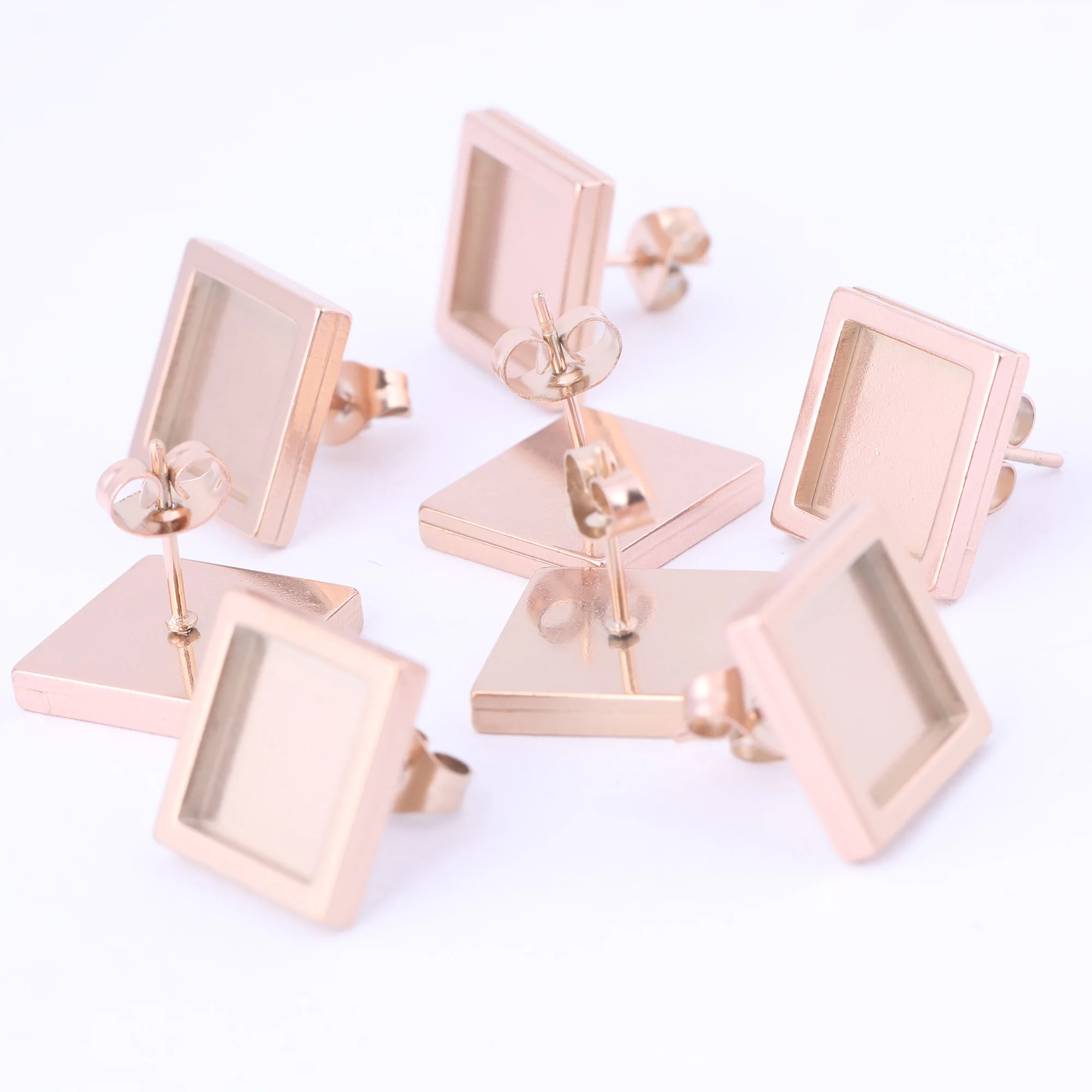 20 шт. заготовки для сережек-гвоздиков из нержавеющей стали | Украшения и