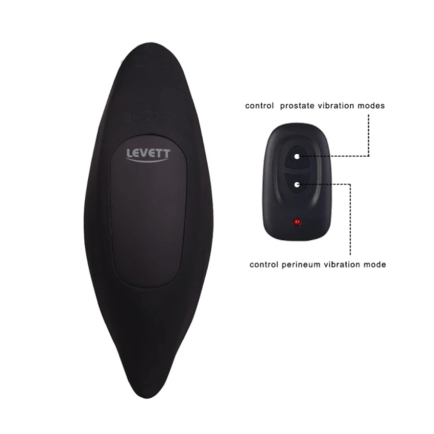 Мощная Водонепроницаемая Анальная пробка LEVETT для мужчин вращающаяся точки G