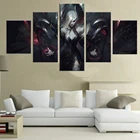 5 шт. LOL Coven Моргана фотографии League of Legends игры постер на стену Картины для домашнего декора в рамке