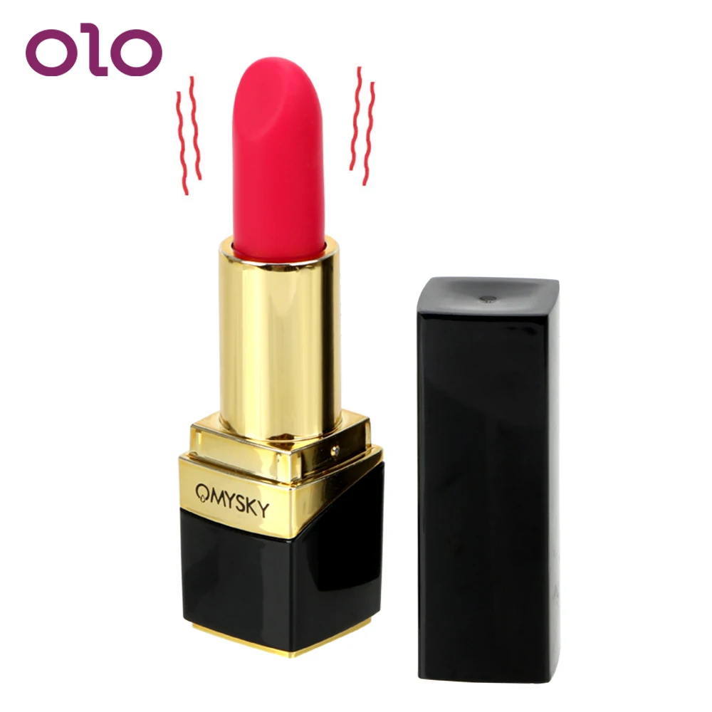 

OLO Mini Lipstick Vibrator 10 Speed Secret Clitoris Stimulator Nipple Massage Bullet Vibrating Magic Wand Sex Toys for Women