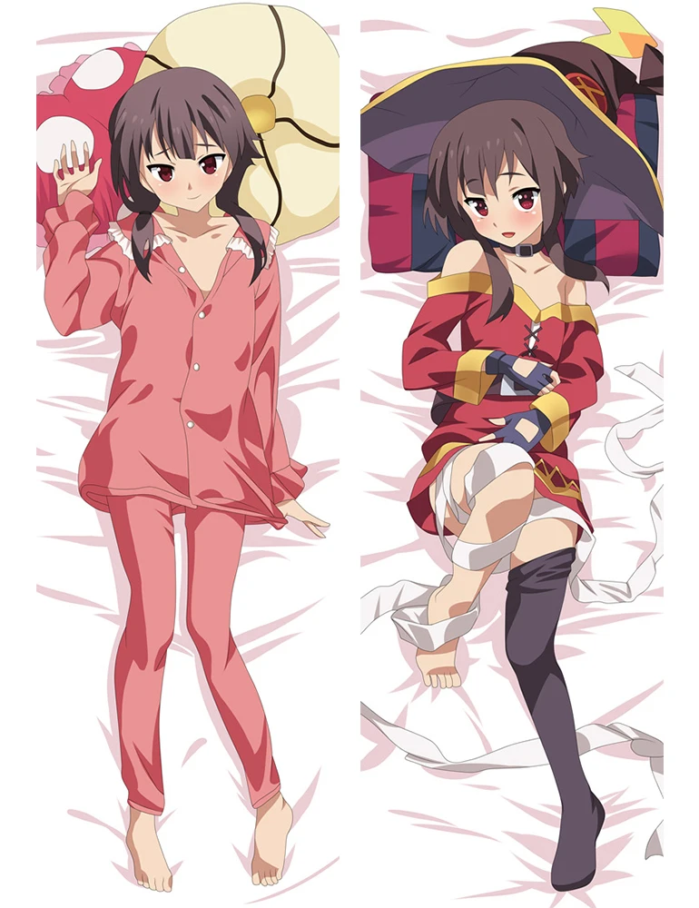 

Цветной чехол для косплеера Megumin Dakimakura Аниме-подушка, обнимающая подушка для тела, двусторонняя постельная наволочка Otaku