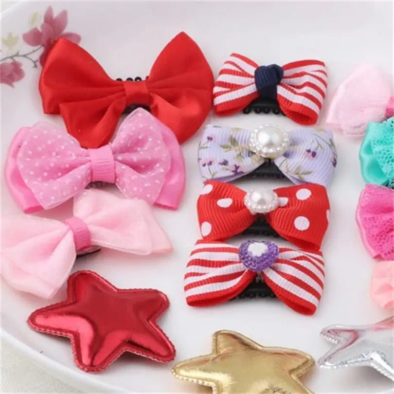 10 шт. маленькие заколки для волос с изящным блеском блестящая заколка со звездами