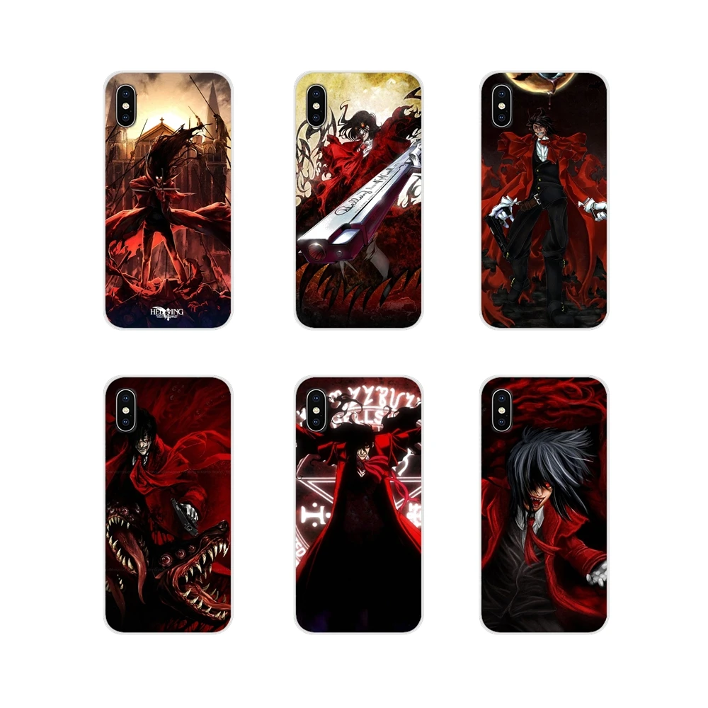 Аниме Хеллсинг Алукард вентилятор аксессуары чехол для телефона Чехлы samsung A10 A30