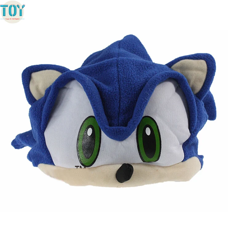 

OHMETOY Sonic The Hedgehog Costume Set Game Character Cosplay Halloween Performance Clothing With Jumpsuits Hat Wing Gloves