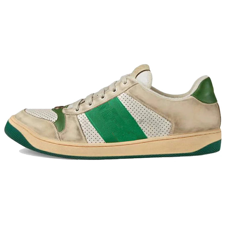 

Sneakers Women 2021 Retro Distressed Small Dirty White Shoes Flat Bottom Soft Sole