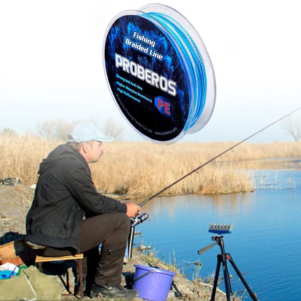

100m Fishing Line 4 Trands Tear Resistance Multifilament PE Braided Fishing Tackle Pesca Lure 15 20 30 40 50 LB for Angling