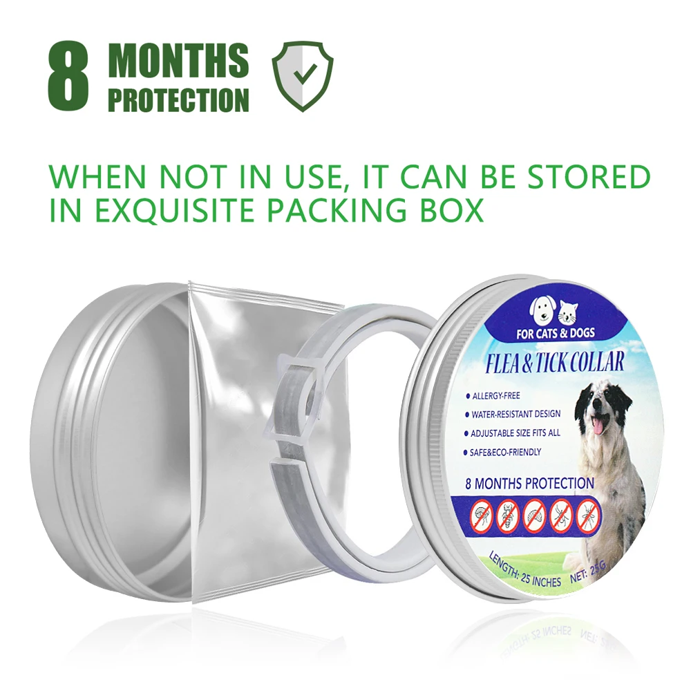 Ошейник для домашних питомцев блошиный ошейник комаров и маленьких средних