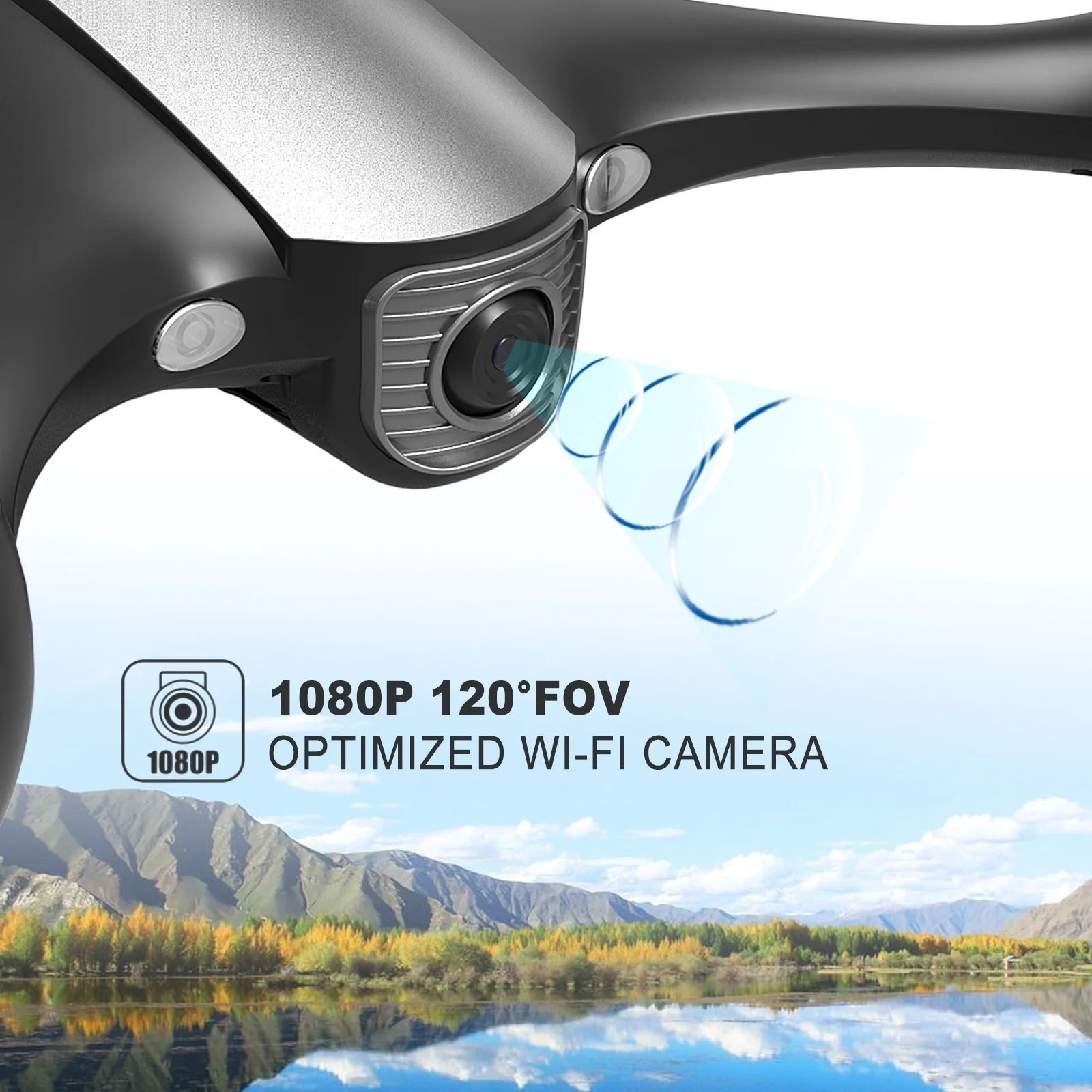 Дрон с 5G камерой FPV HD 1080P видео GPS автоматическое возвращение объемного полета 200 м