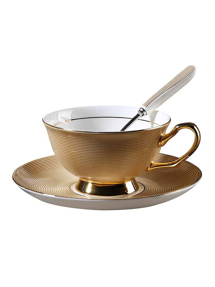 Классическая английская кофейная чашка наборы блюдца костяной фарфор