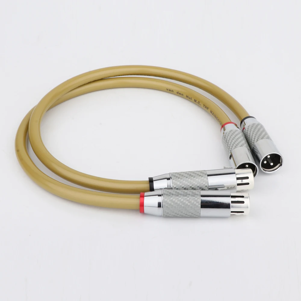 

PAIR Van den Hul M.C D102MKIII hybrid HI-END Silver Plated XLR Balanced Cable HIFI XLR Male to Female Audio Cable