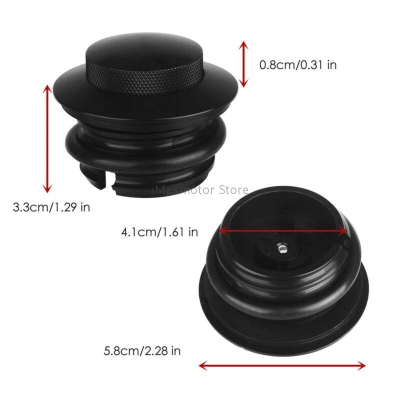 Крышка для топливного бака мотоцикла выдвижная Harley R &amp L боковая большая двойная