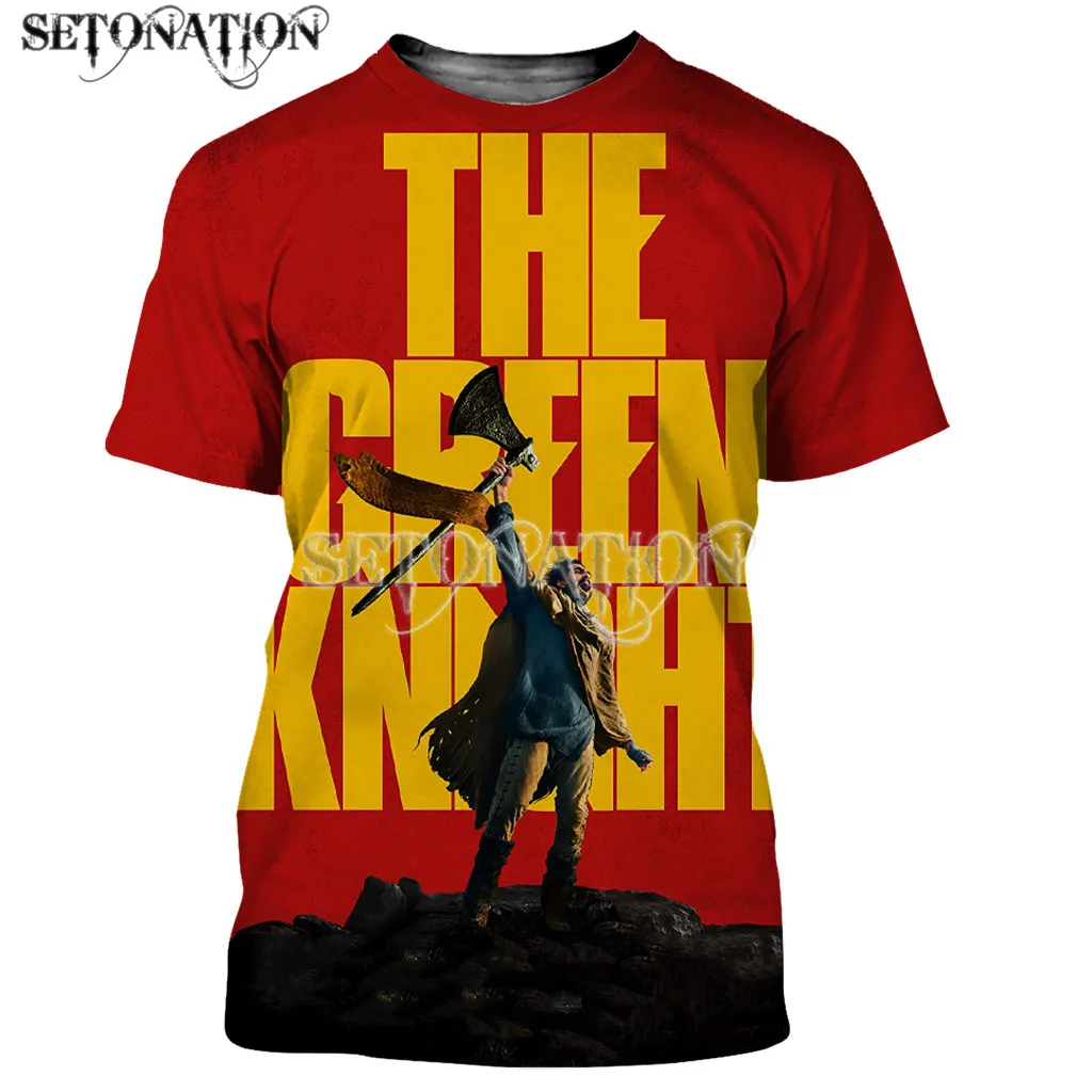 Мужские/женские футболки The Green Knight новые модные крутые с 3D принтом Повседневная