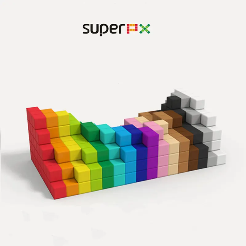 New Magnetic Designer Colorful Cube Children DIY Model Educational Intelligence Math Building Blocks Kids Toys Birthday Gifts | Игрушки и