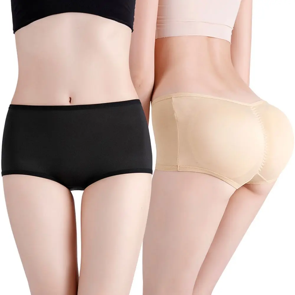 

Women Butt Lift Panties Fake Butt Pads Breathable Low Waist Fake Shapewear Pulling Hip-bumping Underwear Body Shaping Artifact