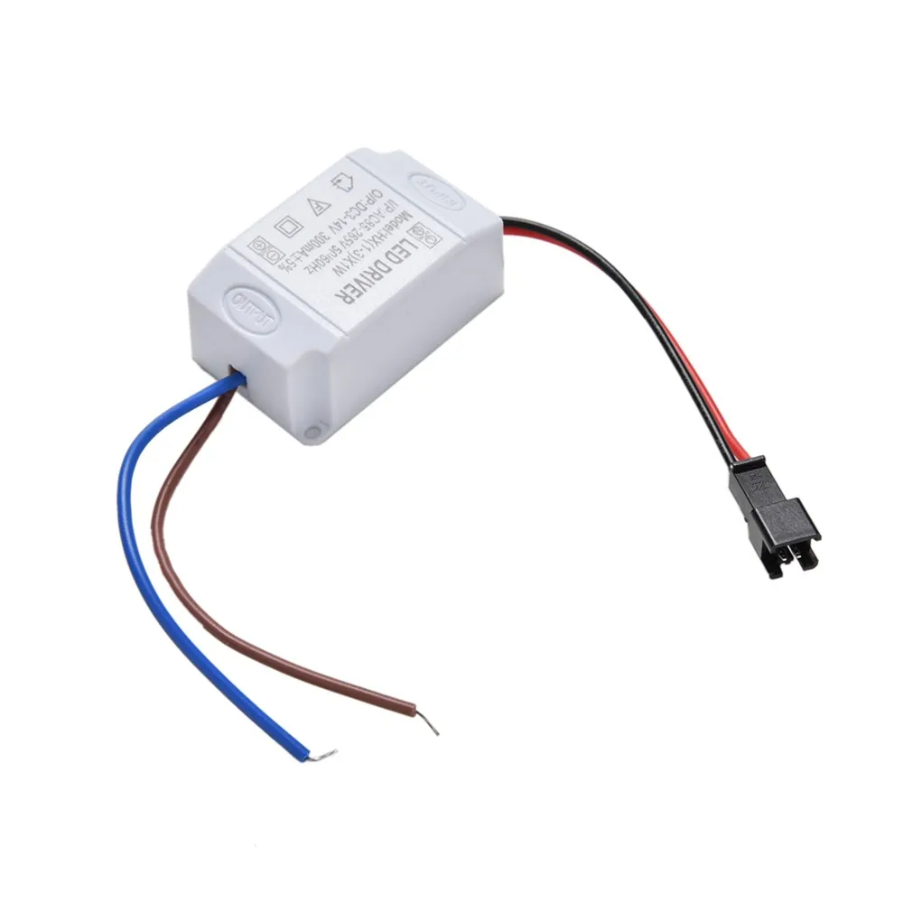 3X1 Вт простой AC 85 V-265 V к DC 2 V-12 V 300mA Электронная светодиодная лента драйвер трансформатор светодиодный блок питания Драйвер адаптер