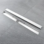 Высококачественная вставка для плитки, слив для пола, съемный дренажный дренаж, длинный линейный дренажный канал для ванной, кухни