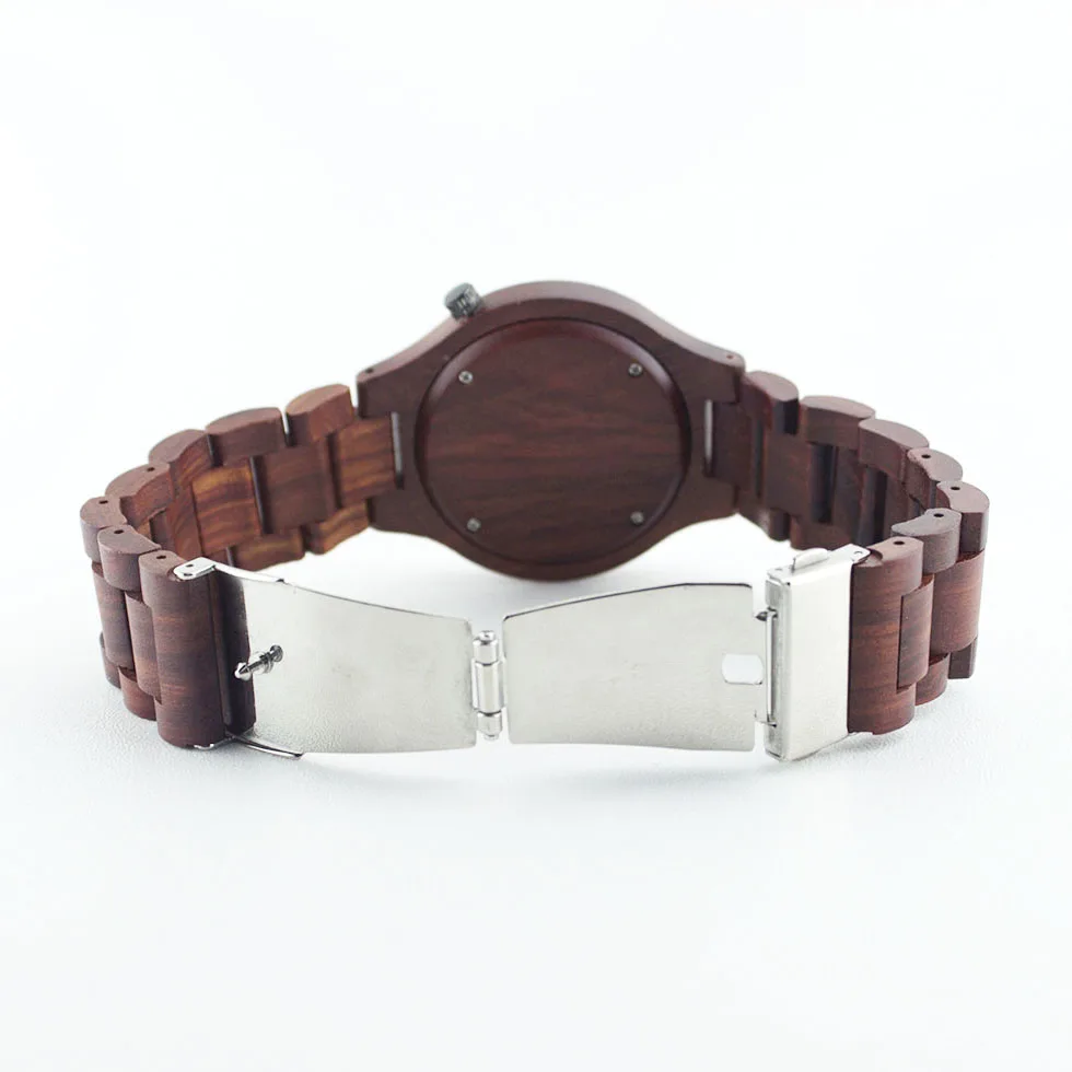 ALK Vision Couple Wood Watch Ladies Fashion Quartz Wooden Watch Casual Lovers Wood Watches Women Men Top Brand Luxury Clock