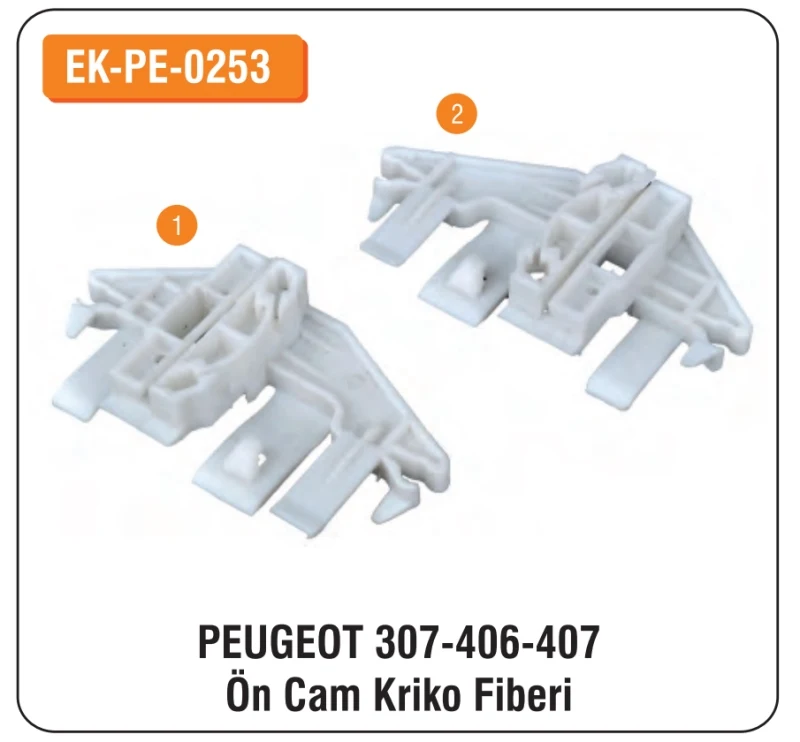 Peugeot 307 406 407 для ALTECH спереди Стекло волокна Jack EK PE 0253|Буксировка и подача| |