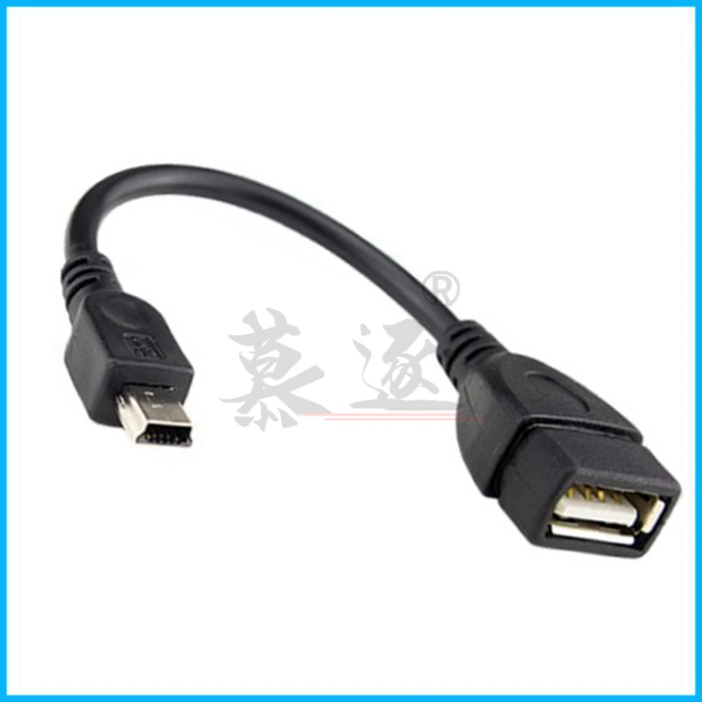 Тест перед отправкой USB Женский к Мини B Мужской кабель адаптер 5P OTG V3 порт для