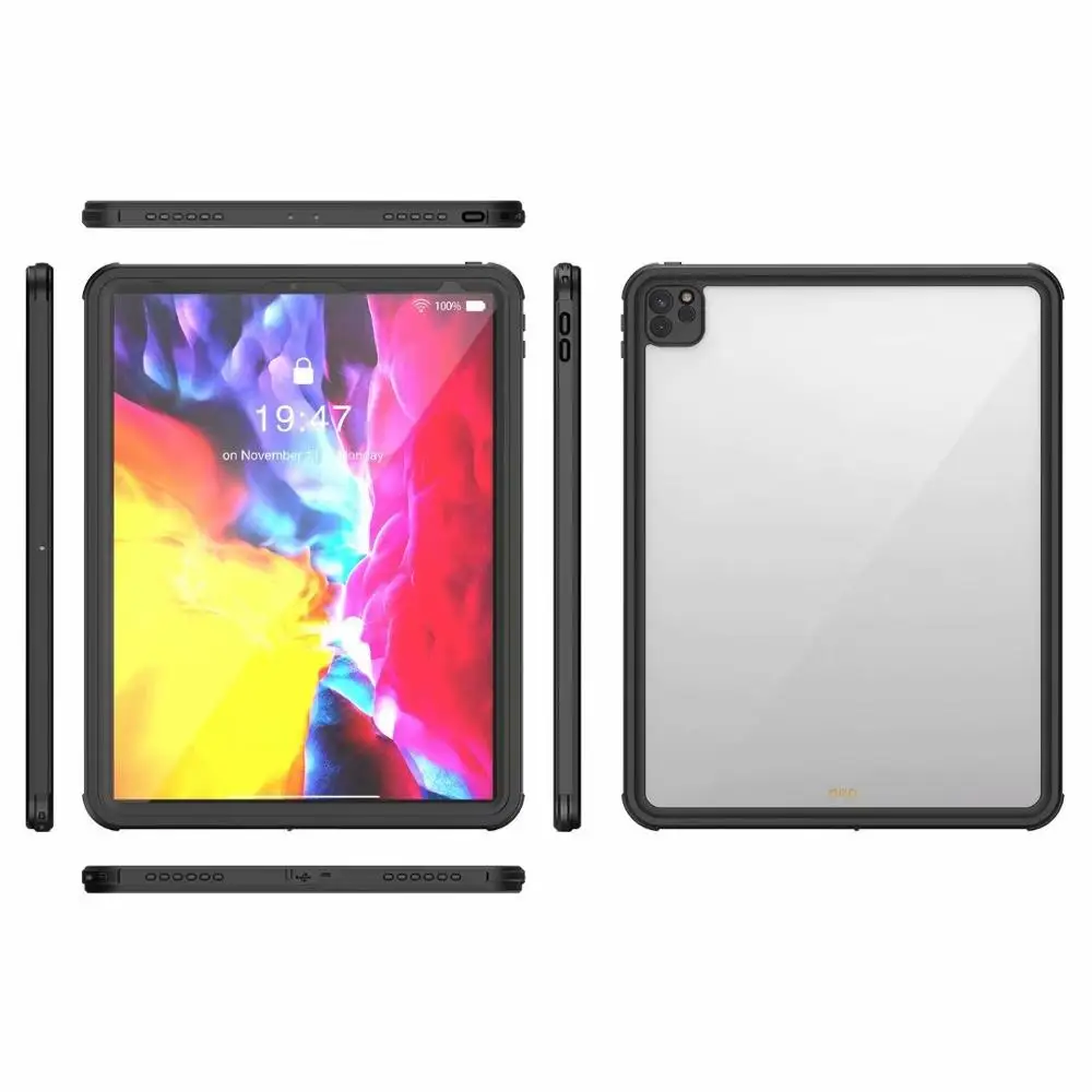 Чехол Redpepper Series Ip68 Водонепроницаемый для Ipad 2020 12 9 подводный ударопрочный чехол