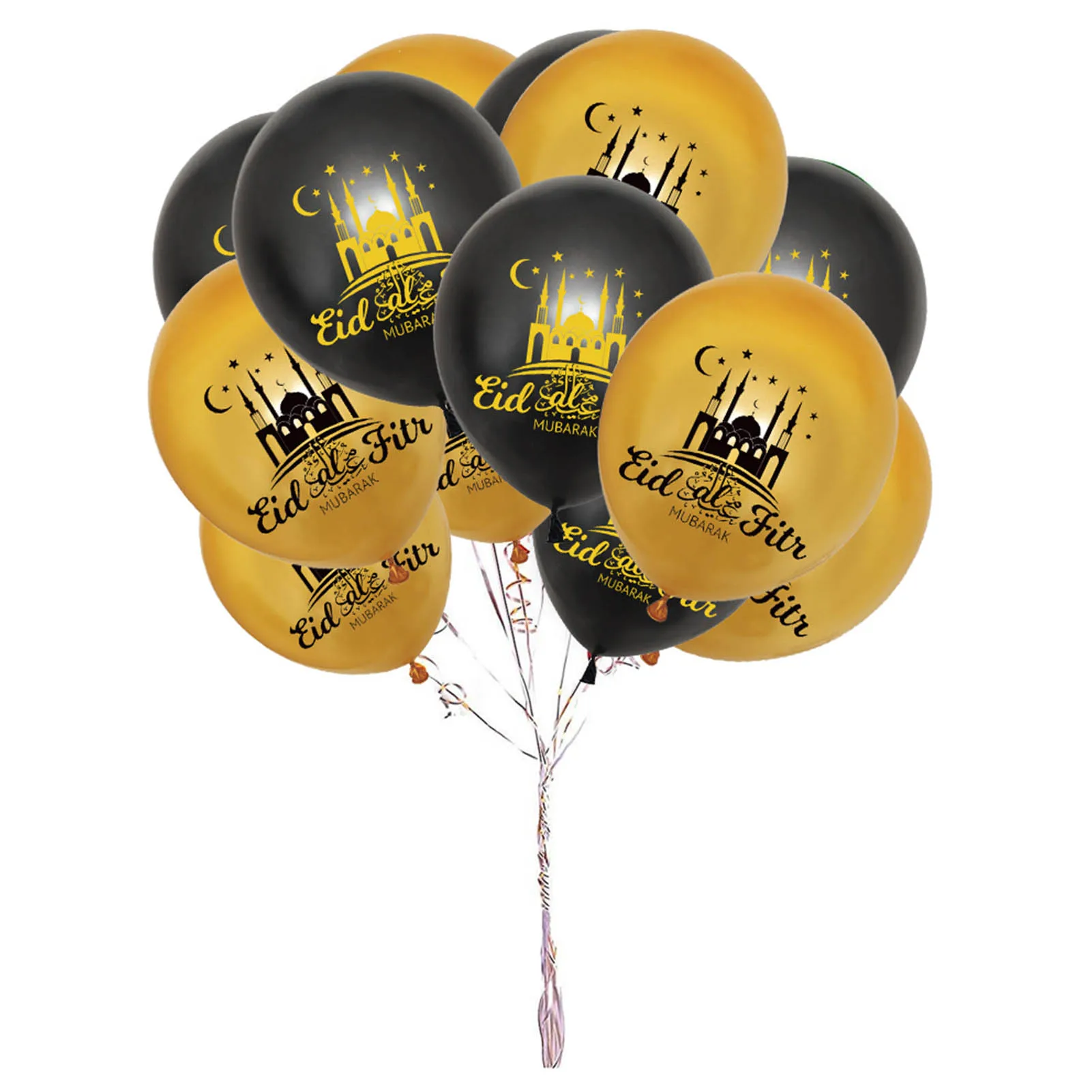 ИД Мубарак латексные воздушные шары декоративные надувные прозрачные узоры