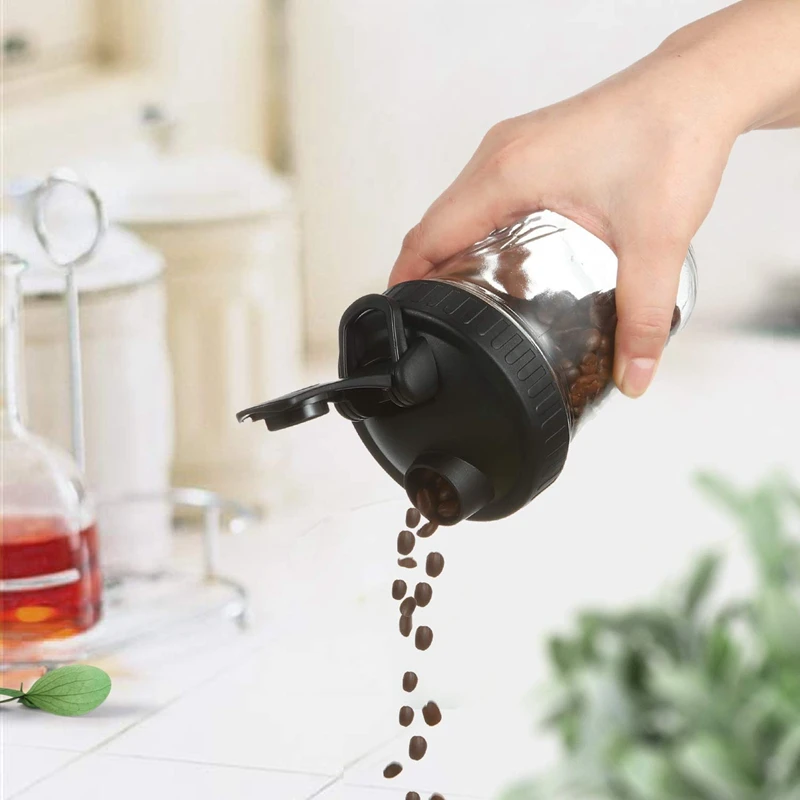 4 шт. в упаковке 86 мм широкая горлышко масонская банка откидная крышка для мяча и