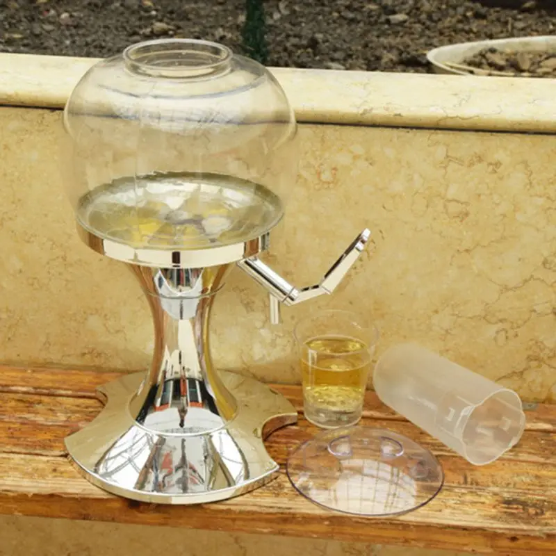 

Portable Ice Core Ball Shape Beverage Dispenser Practical Container Durable P9YB