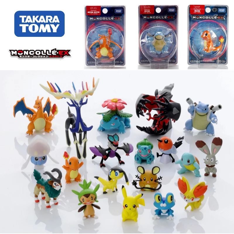 Takara Tomy Покемон Пикачу Бульбазавр Чаризард Сквиртл MONCOLLE EX солнце и луна