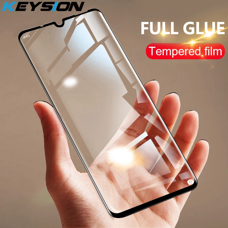 KEYSION закаленное стекло для OPPO Realme XT X2 Pro Q X 5 3 Pro C2 полное покрытие защита экрана стекло пленка для Reno 2z A5 A9