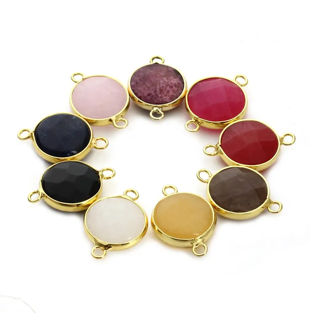 2 шт. Стразы с отверстиями Хрустальные стеклянные подвески для сережек браслетов