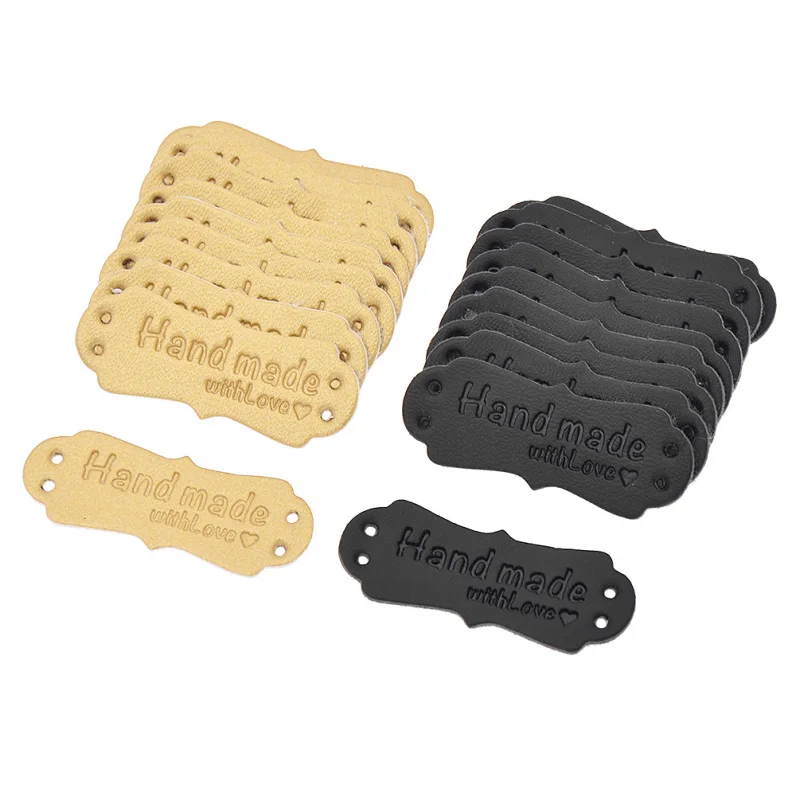 Этикетки для одежды ручной работы с принтом сделай сам кожаные этикетки шитья