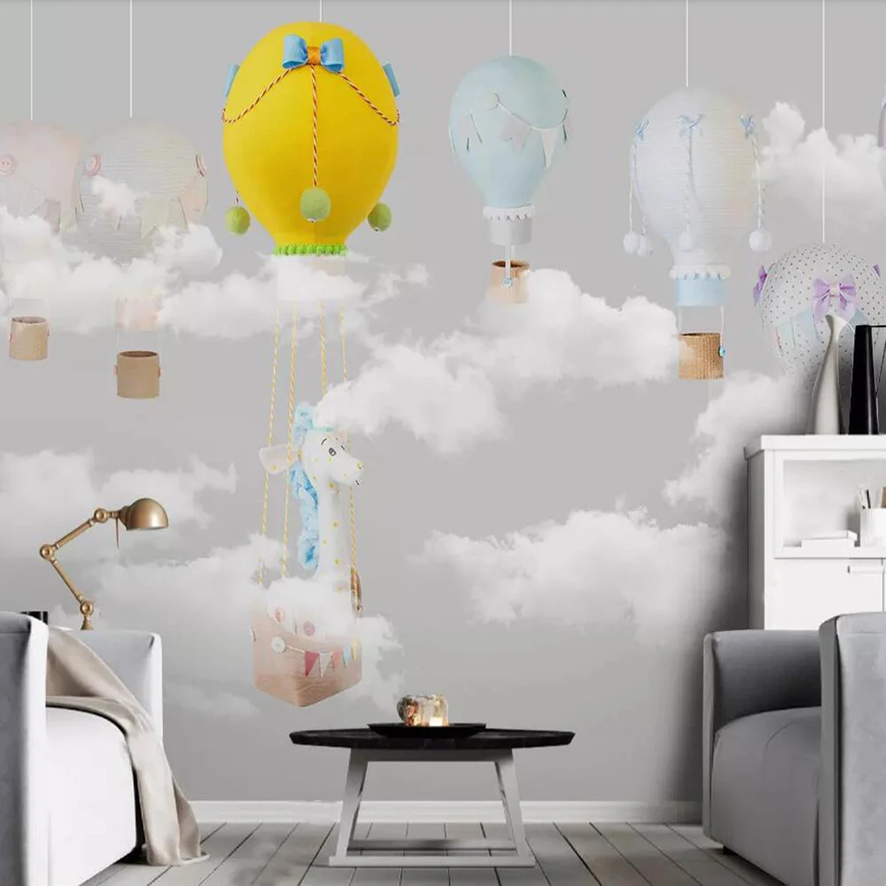 Настенные 3D обои Milofi на заказ скандинавский минималистичный мультяшный жираф