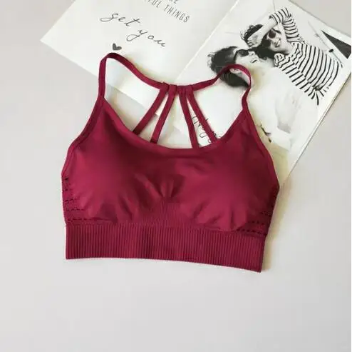 CB996 wine bra Комплект из 2 предметов для спортзала, тренировочная одежда для женщин, спортивный комплект с бюстгальтером и леггинсами, спортивная одежда для женщин, одежда для спортзала, спортивный комплект для йоги - Цвет: CB996 wine bra